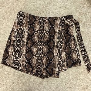 Snake Skin Skort